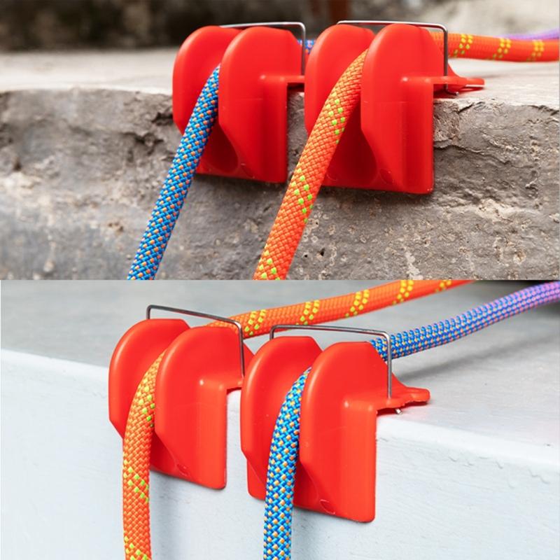 10Pieces High Altitude Safety Rope Protective Sleeve Anti Wear Fixed Rope Retraction Device Right Angle Rope Protector