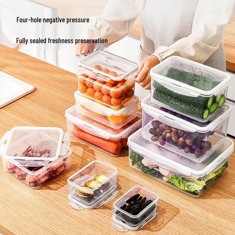 QUANGE Large Capacity Airtight Food Storage Container Set