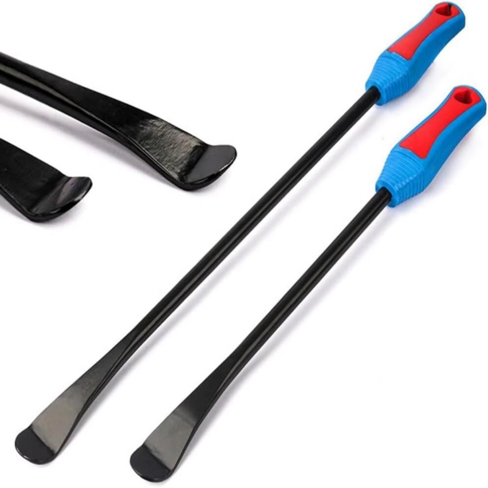 Robustní páka na pneumatiky Páka na pneumatiky Odlepovač patky 43,6*2,4*1 cm Chrom-vanadiová ocel Protiskluzová rukojeť Ergonomické uchopení