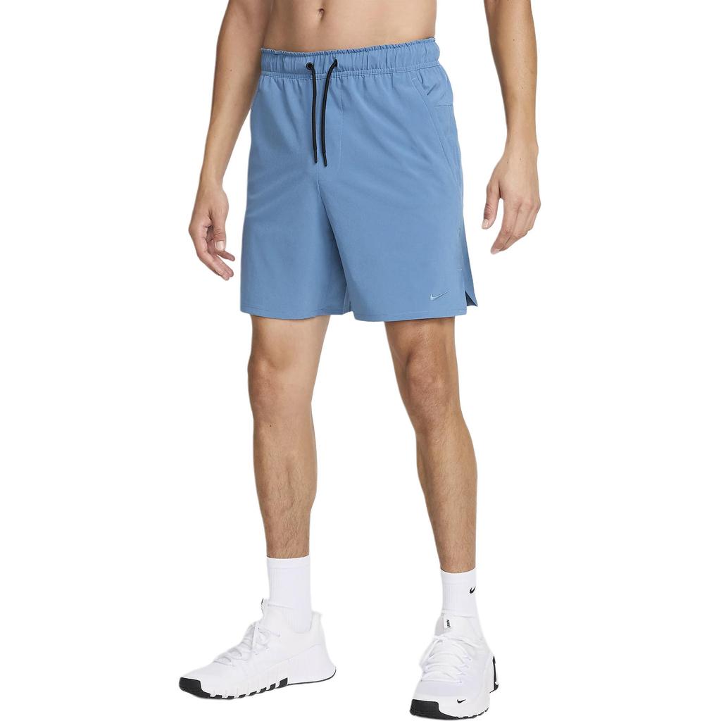 Nike Unlimited Dri-Fit Swoosh 7 Inch Unlined Versatile Fashion Lace-Up Sports Shorts Men Shorts Aegean-Storm DV9340-429