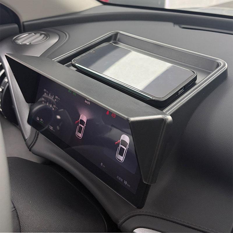 For BYD ATTO 3 EVO Yuan Plus 2025 2026 Central Control Screen Sunshade Storage Box Made of ABS Material