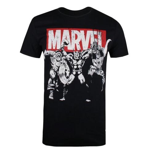 Marvel Mens Trio Heroes T-Shirt