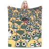 Anime Keroros Frog Flannel Blanket Winter  Soft Warm Throw Blanket for Boy Girl Bedroom Novelty Bedspread Sofa Bed Cover