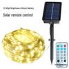 LED Solar Waterproof Cord Light for Outdoor Camping - High Brightness, Low Voltage, Starry Sky Effect, Super Bright, Colorful Wrap for Trees and Tents