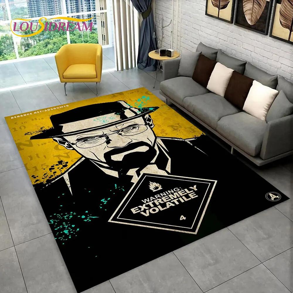 Breaking Bad Walter Hartwell Area Rug,Carpet Rug for Home Living Room Bedroom Sofa Doormat Decor,kids Play Non-slip Floor Mat 3D