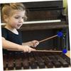 TENDYCOCO 1 Pair of Marimba Mallets with Soft Handles, Wool Mallets