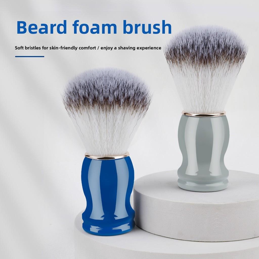 Mens Shaving Brush With Wooden Handle For Beard Grooming And Facial Cleansing