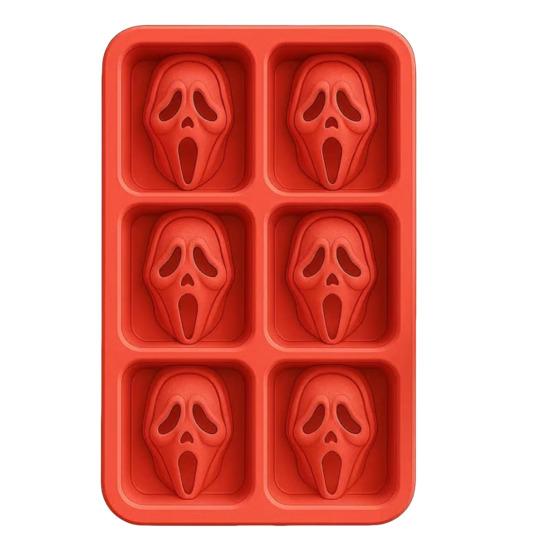 

Хэллоуин Лед Привидение Куб Форма Пищевой Скелет Аксессуары для Напитков