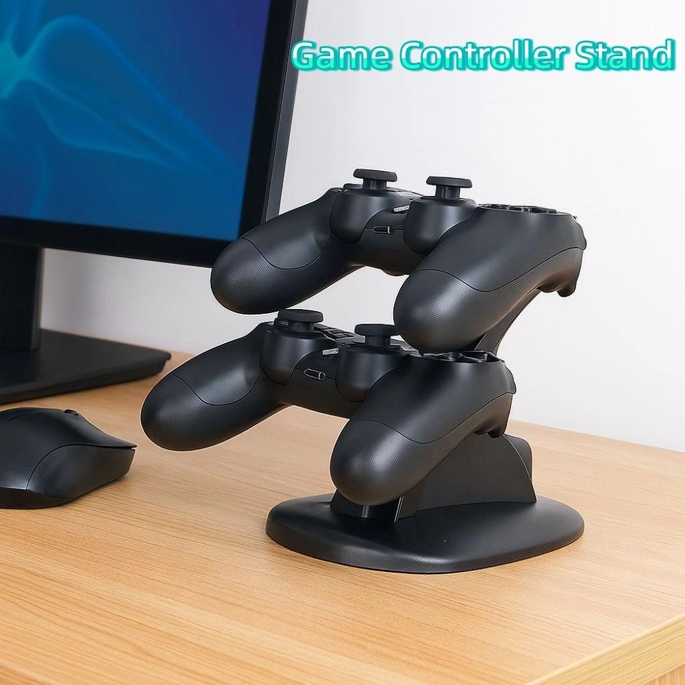 Black Dual USB Charger Stand Fast Charging Game Controller Stand Gamepads Charger  Game Controller