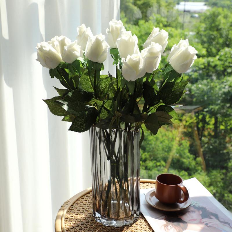 

5/10 шт., искусственный цветок, увлажняющий, искусственный цветок, имитация растения, свадебное украшение для дома, цветочная композиция в горшке, зеленое растение