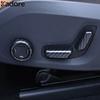 Car Seat Adjustment Switch Knob Button Cover Trim For Volvo XC60 XC 60 2018   Carbon Fiber Interior Molding Accessories