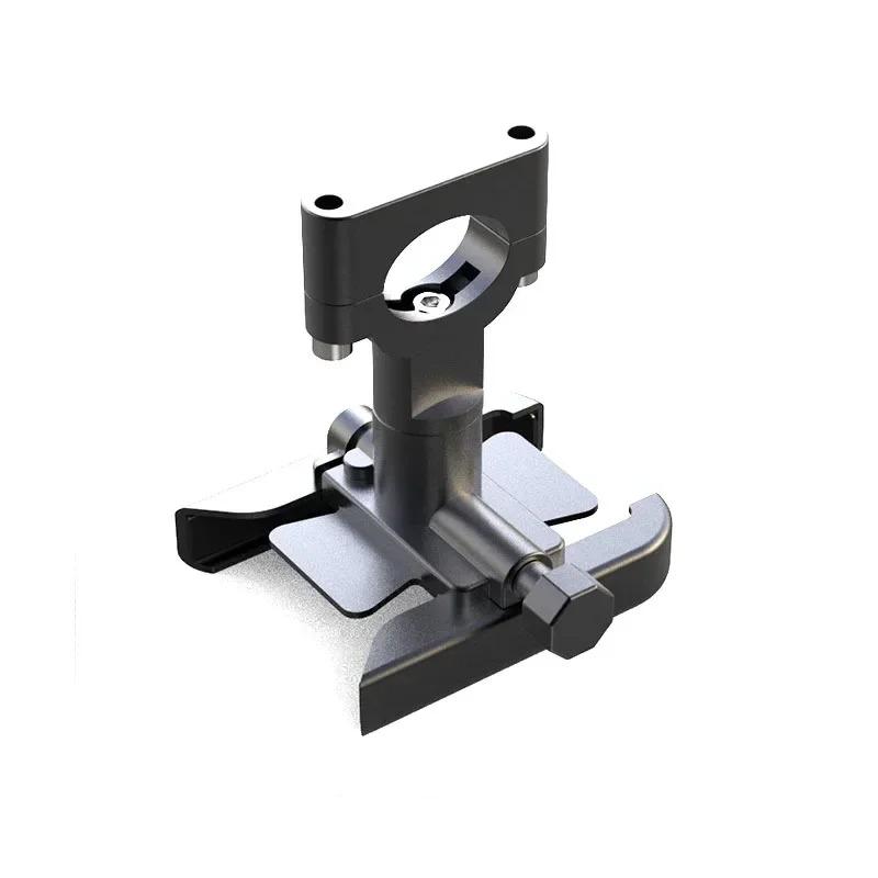 For Suzuki Burgman 400 650 125 An400 An650 An Skywave 400 Motorcycle Mobile Phone Holder Gps Navigator Mirror Handlebar Bracket