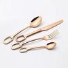 304 stainless steel hanging hole cutlery Steel String Tea Coffee Small Spoons