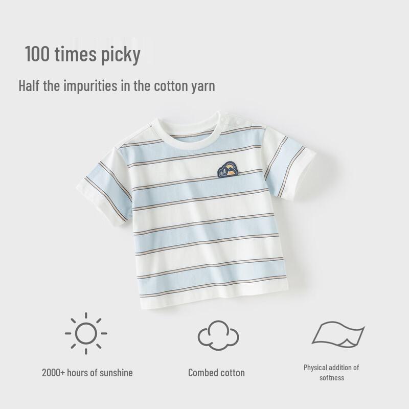 Boy's Striped Cotton T-Shirt