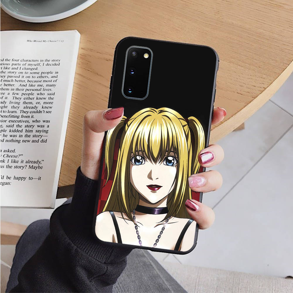 AD99 Death Note Anime Schwarze Hülle für OPPO Reno 8 6 5 4 Pro Find X3 A17 A31 A38 A40 A53 A54 A55 A74 A76 A78 A77 A80 A94 A95 A96 Pro Sofe Cover
