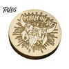 Suprimentos para Selagem com Cera Cabeça de Carimbo Gótico, Carimbo de Latão com Padrão de Caveira e Morcego Retrô, Estilo Punk para Decoração de Cartas Vintage