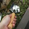 Garden Hand Trowel Heavy Duty Polished Stainless Steel Garden Shovel with Wooden Handle Digging Transplanting Shovel