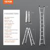 Telescoping Ladder A Frame 10 FT Extension Multi-Function for Homework