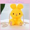 Children Cartoon Cute Plush Rabbit Bag Girls Go Out Travel Doll Crossbody Bag
