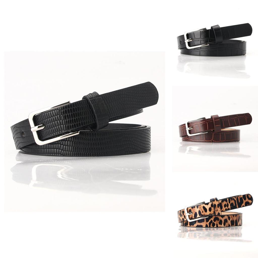 Tierprint Damen Gürtel Pu Leder Mode Taillen Dekoration Für Lässige Oder Streetwear Looks