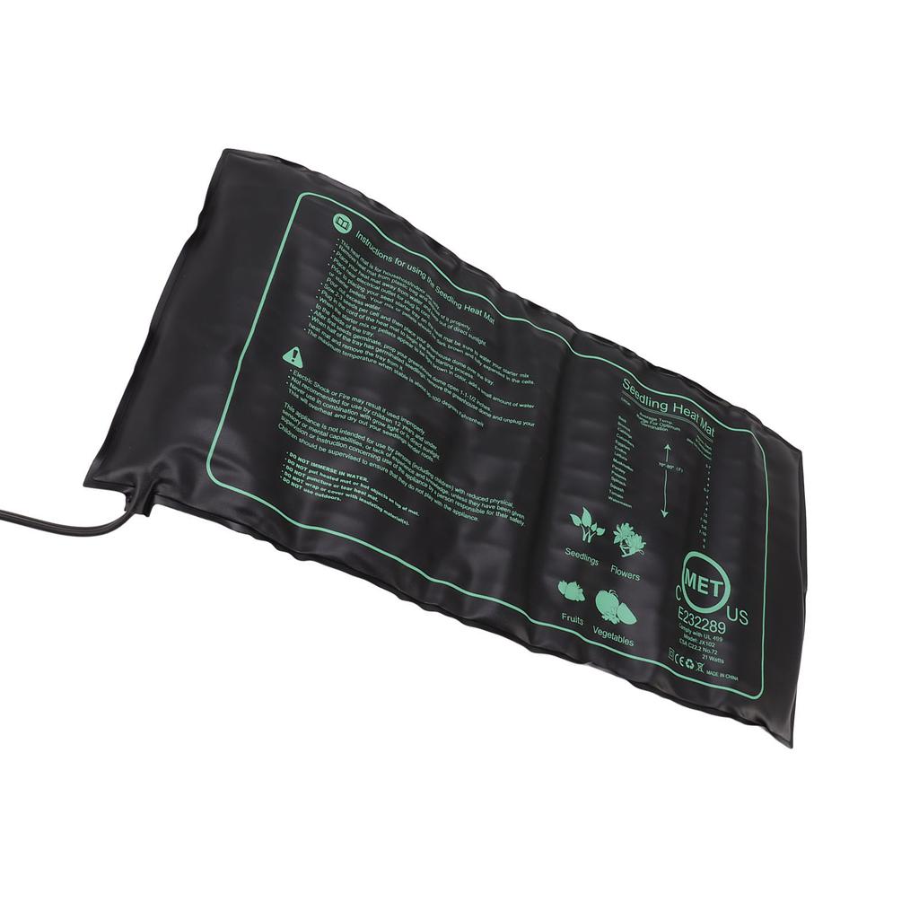 Plăcuță de căldură hidroponică Covoraș de încălzire hidroponic Impermeabil Plug and Play Căldură uniformă Accesoriu pentru germinare