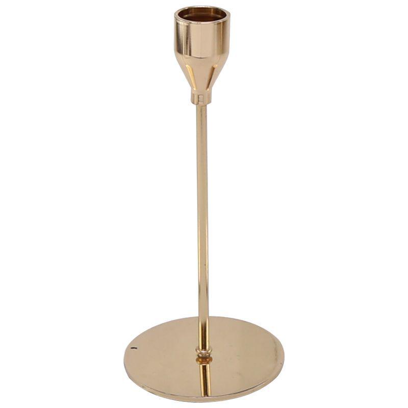 European-Style Luxury Metal Candlestick for Wedding and Candlelight Dinner Decor