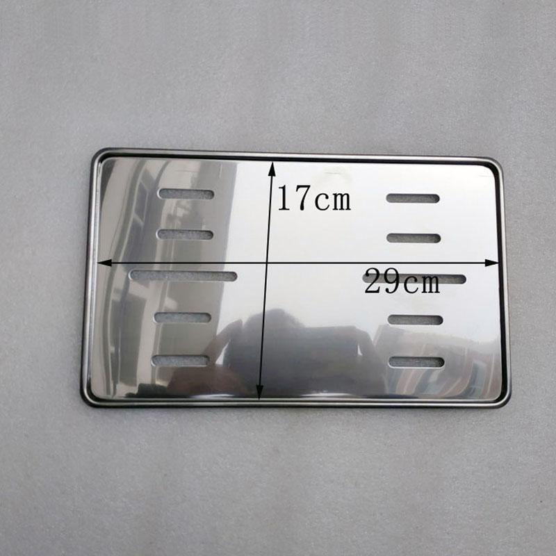 Suitable for Russian Metal License Plate Frame Plate Holder Number Frame Plate Cover License Plate 1 Pcs YS
