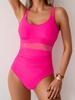 2025 Women's Mesh Stitch One-Piece Swimsuit