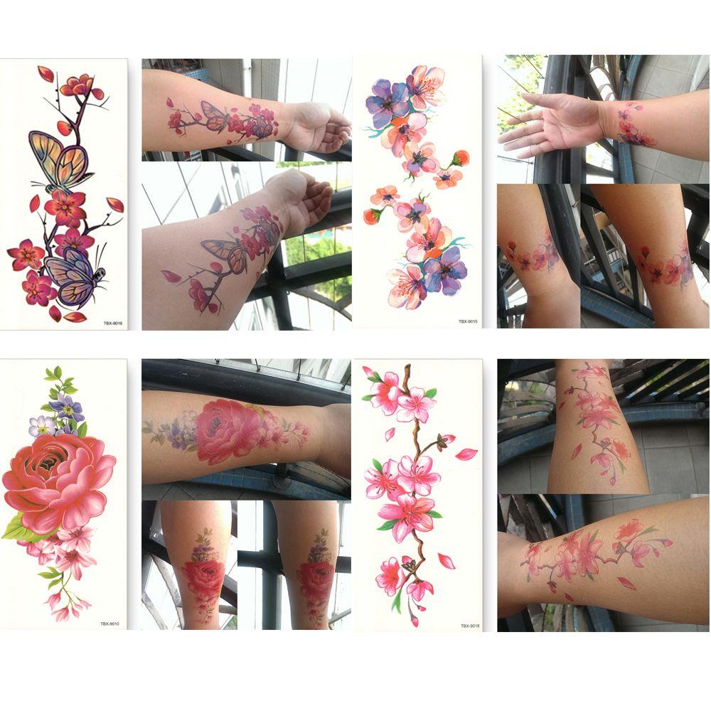 Beauty Waterproof Girl Long Lasting Arm Leg Art Fake Tattoos Temporary Tattoo Stickers Body Art