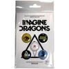 Imagine Dragons fiendemärke (Paket om 5)