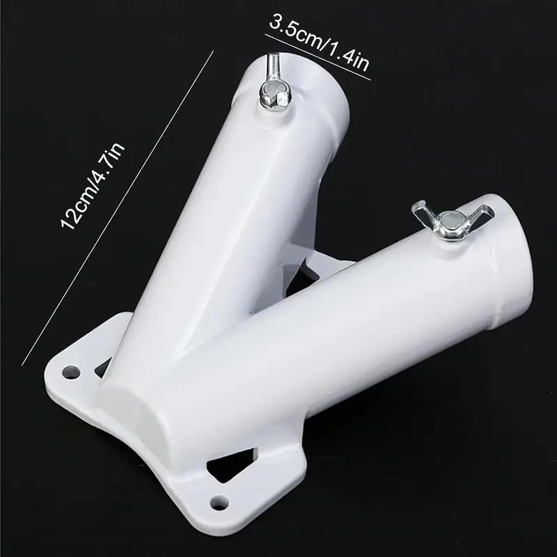 1.8m Rotating Stainless Steel Flagpole, 5-Section, Anti-Tangle, Wall-Mountable, Outdoor Use