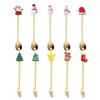 Christmas Gold Spoon and Fork Set