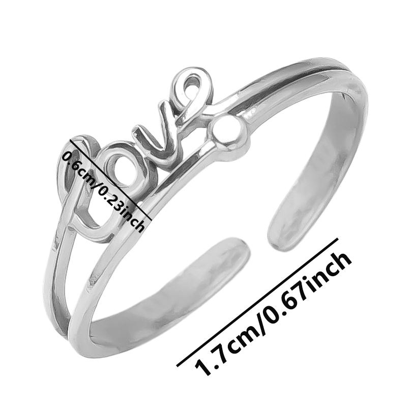 1/5pcs Silver Color Snake Beads Round Heart Stainless Steel Rings For Women Men Accessories Vintage Jewelry Finger Ring Anillos