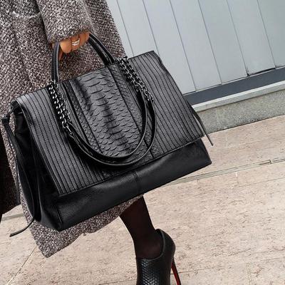 Damen 2023 Mode Tote Bag mit großem Fassungsvermögen - Stilvolle Luxus Schulterhandtasche Aktentasche