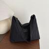 Simple and Casual Design, Large-capacity Waterproof Nylon Bag, Shoulder Bag, Women's Lightweight Literary Commuter Tote Bag