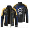 Hot men's clothing European size vauxha motorcycle leather jacket racing suit men's PU leather jacket jacket