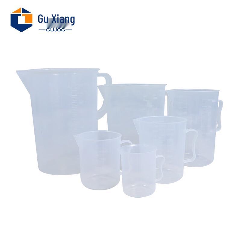Transparent Plastic Measuring Cup with Scale