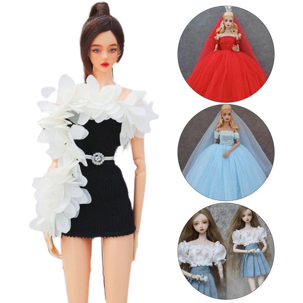 

Повседневная одежда 11,5 дюймов, кожаные штаны для кукол BJD 1/6, джинсы с цветочным принтом, аксессуары для одежды, брюки для кукол