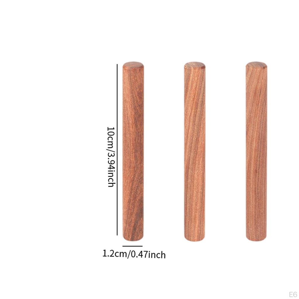Dřevěné kolíkové tyče Kulaté tyčky Příslušenství, Pevné, Všestranné, Dekor Pevné Nedořešené Tvrdé dřevo pro