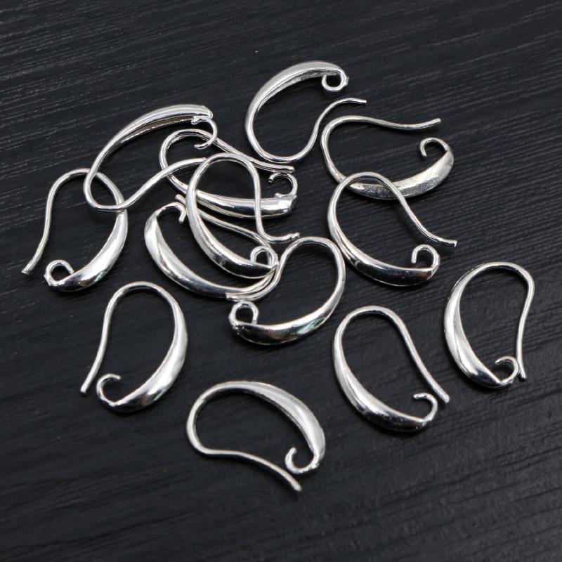 20 Stück Kleine Messing Französische Ohrhaken Draht 19x10mm/17x9.5mm DIY Kleine Ohrhaken Schmuckherstellung Zubehör Endstücke