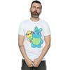 Disney Mens Toy Story 4 Ducky And Bunny Distressed Pose T-Shirt