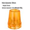 Non-slip Rubber Cane Protection Pads for Elderly - Thickened Cow Tendon, 19mm & 22mm Walking Stick Tips