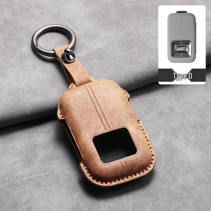 Lambskin Protective Case for Zeekr 001 Car Key - Scratch & Dirt Resistant