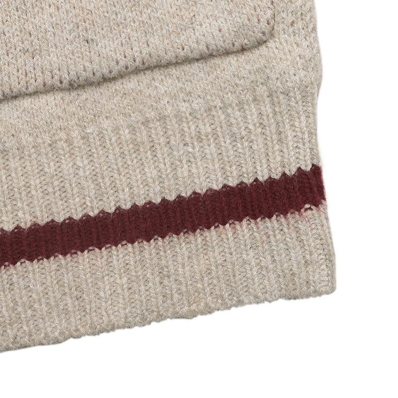 YYFS Dámská móda Ležérní Podzim Zima Barevné svetry s dlouhým rukávem a výstřihem s blokovým potiskem