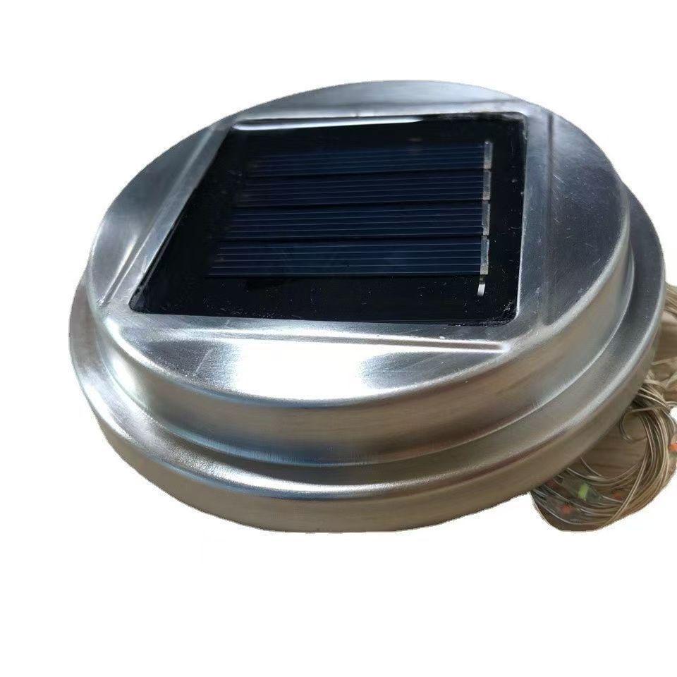 Solar-Kappe mit dekorativer Lichtabdeckung für Kanten von zerbrochenen Flaschen