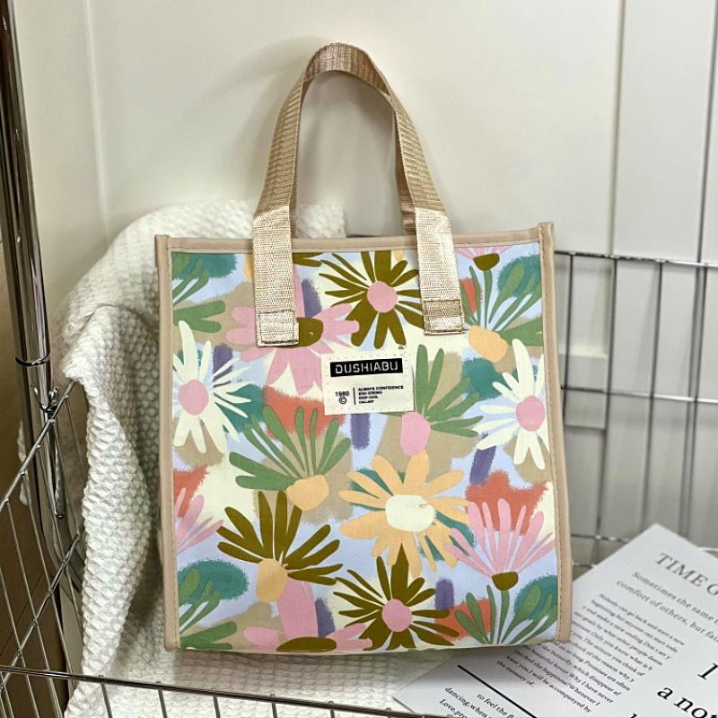 

2024 Зимняя повседневная женская маленькая цветочная сумочка Модный дизайн женская сумка Высокое качество печати ЖЕНСКИЕ дорожные портативные сумки-тоут для мамочек светло-синий