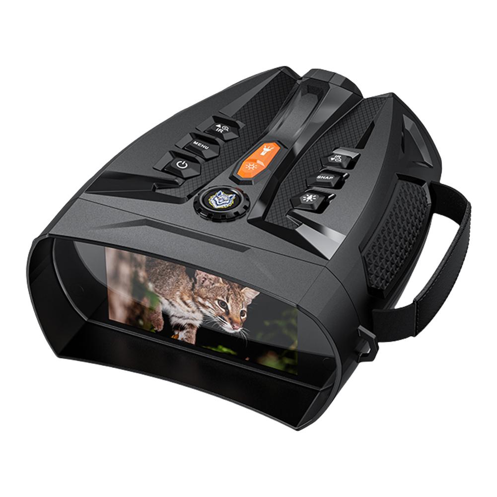 4K Infrared Night Visions Binoculars 10X Digital Zoom Outdoor HD Telescope Camera 5000mAh Rechargeable Hunting Camera for Adults