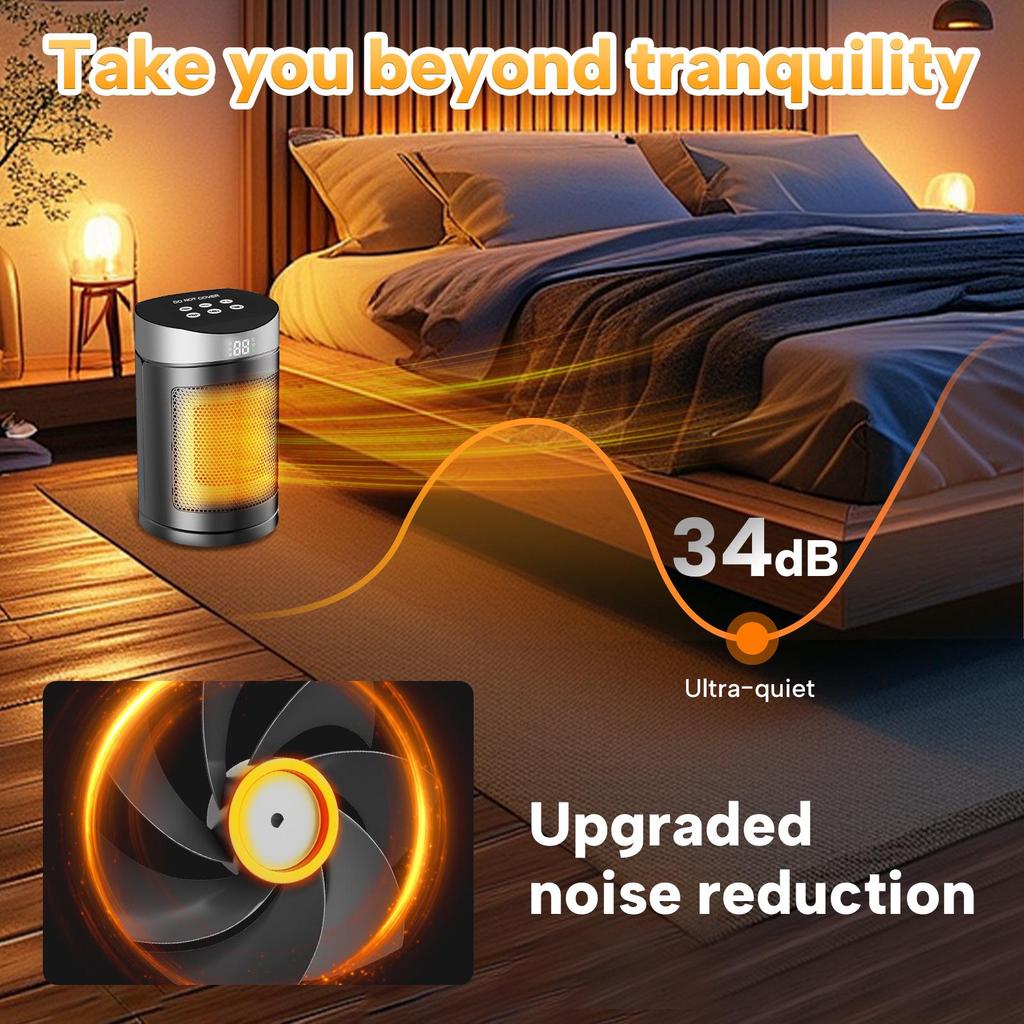 Tragbarer Touchscreen-Fernbedienungs-Elektro-Tischheizer