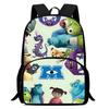 Monsters & Co. Zaino Scolastico Monsters, Inc Alta Definizione Multifunzione Oxford Leggero