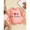 Kids Sweatshirt Creative Letter Pattern Fashion Casual Crew Neck Sweatshirt for Daily Party Holiday Gift